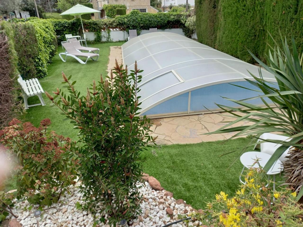 Casa Acogedora Familiar Con Piscina Pallejá Exterior foto