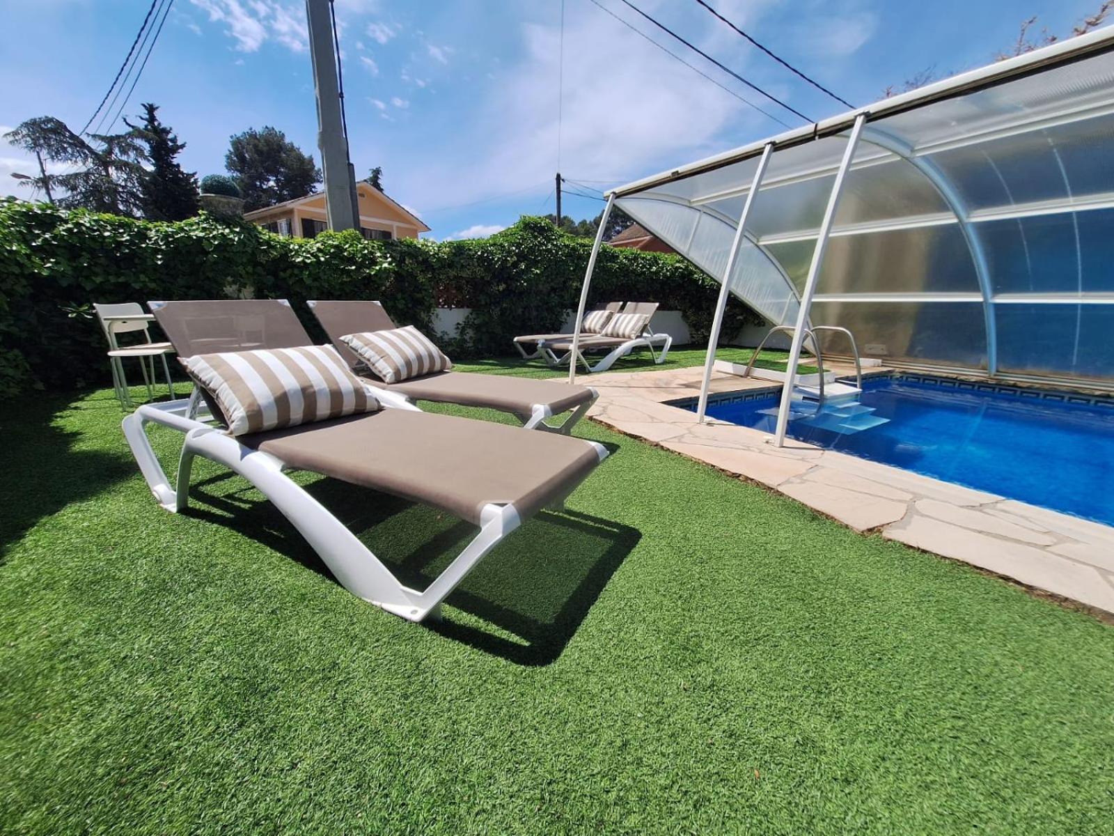 Casa Acogedora Familiar Con Piscina Pallejá Exterior foto